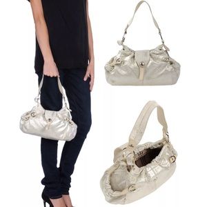 Hogan by Tod’s Dune Metallic Hobo Handbag